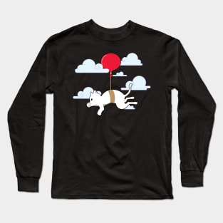 Cat in the Clouds Long Sleeve T-Shirt